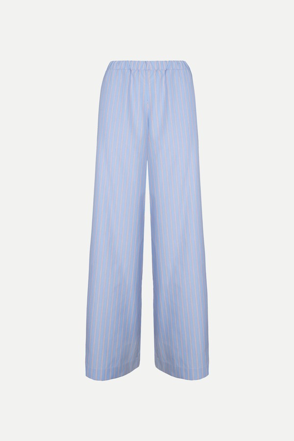 Slit Cuff Pants Red Stripe from Woera