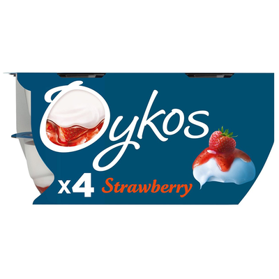 Greek Style Yoghurt Strawberry  from Danone Oykos