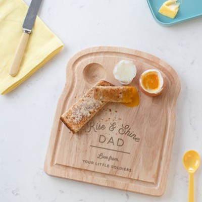 Personalised Rise & Shine Dippy Egg Board from Not On The High Street