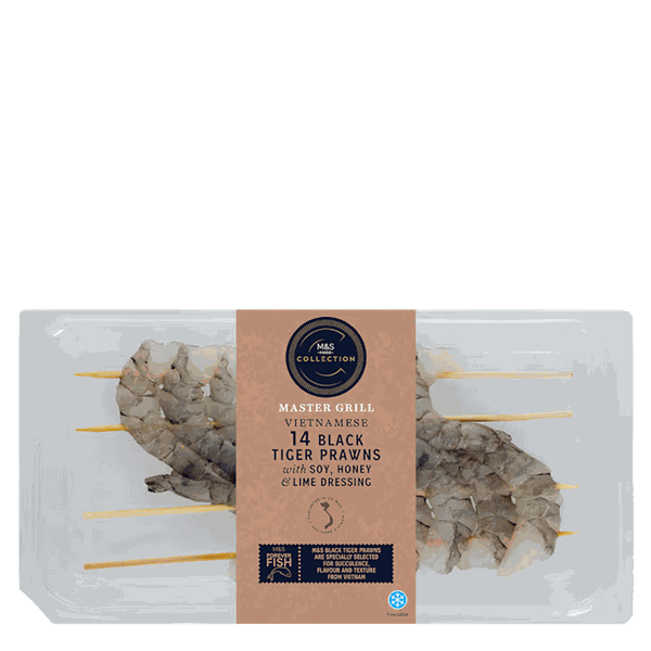 Vietnamese Black Tiger Prawns
