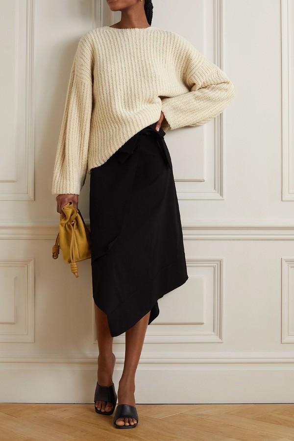 Lola Ribbed Wool-Blend Sweater from LOULOU STUDIO