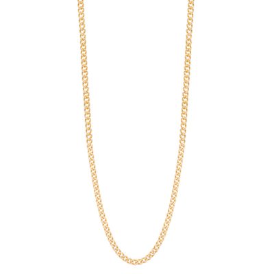 Thin Gold Curb Link Chain from Tilly Sveeas