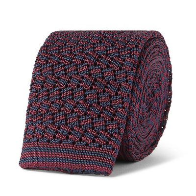 6cm Knitted Silk Tie from Rubinacci