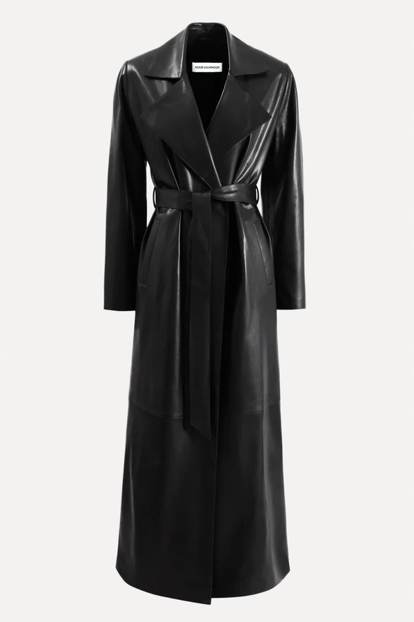 Kasha Long Ladylike Coat from Nour Hammour
