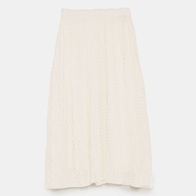 Long Lace Skirt from Zara