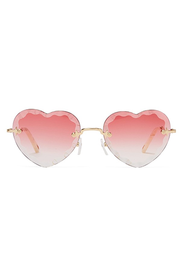 Heart-Shaped Sunglasses from Chloé