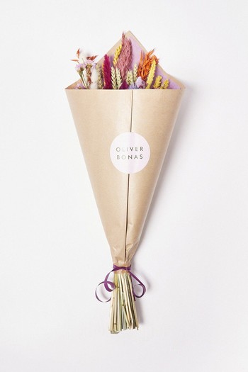 Purple Dried Flower Bouquet from Ione