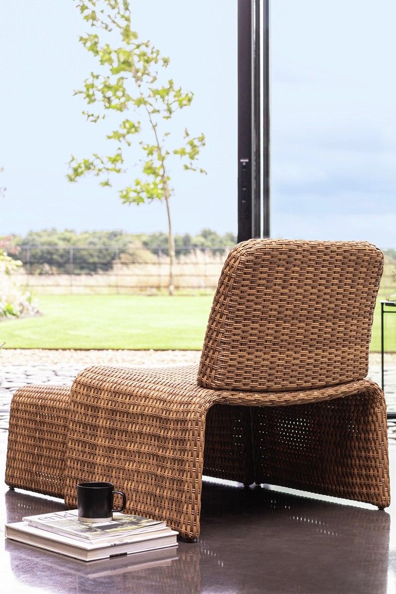 Kelham Rattan Effect Garden Chair from Habitat