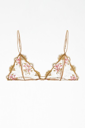 French Embroidery Bralette from Zara