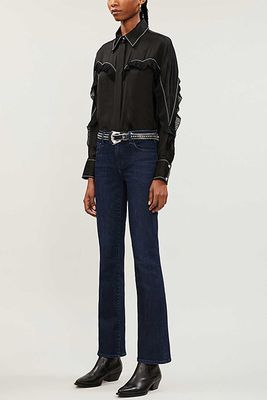 Sallie Flared Mid-rise Jeans