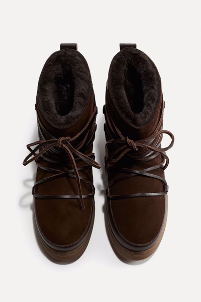 Warm-Lined Leather Boots from H&M