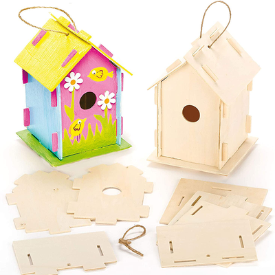 Wooden Birdhouse Kits from Baker Ross