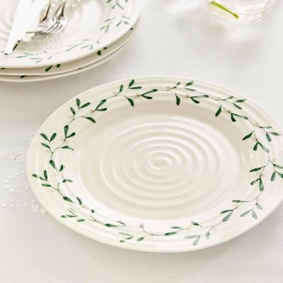 Amor Porcelain Dinner Plate Set Of Four from Sophie Conran
