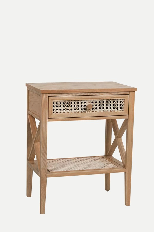 Mornington Rattan 1 Drawer Bedside Table from Habitat