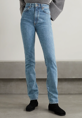 Daria High-Rise Slim-Leg Jeans from Khaite