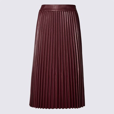 Pleated Midi Skirt