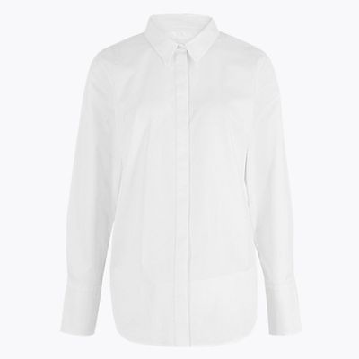 Pure Cotton Shirt from Marks And Spencer