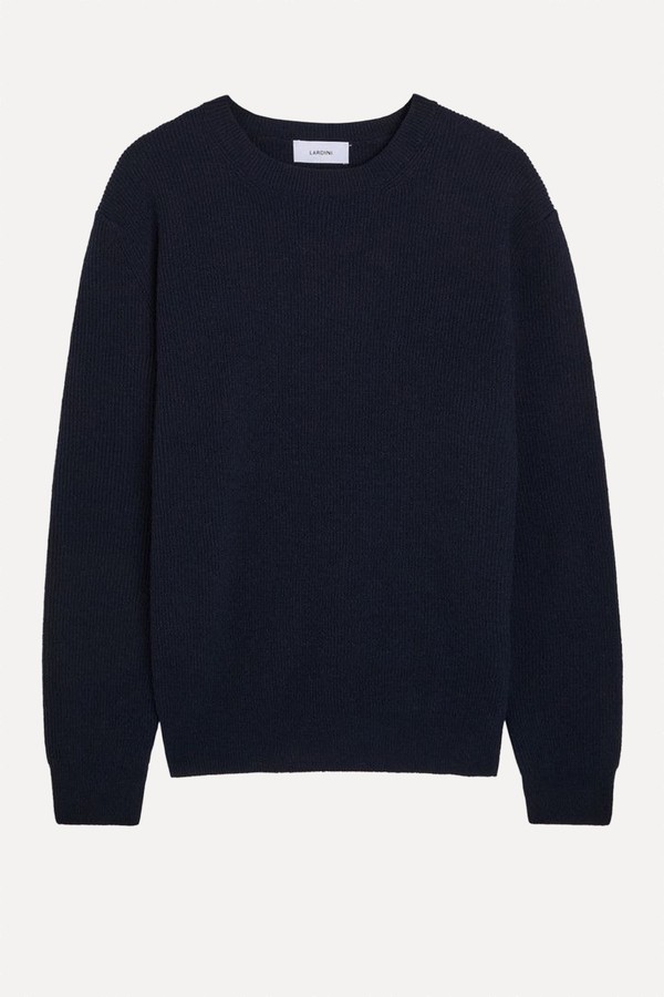 Ribbed Wool & Cashmere-Blend Jumper from Lardini