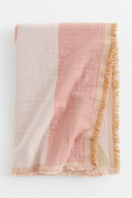 Jacquard-Weave Cotton Blanket from H&M