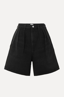 Maritzy Pleated Denim Shorts from Citizens Of Humanity