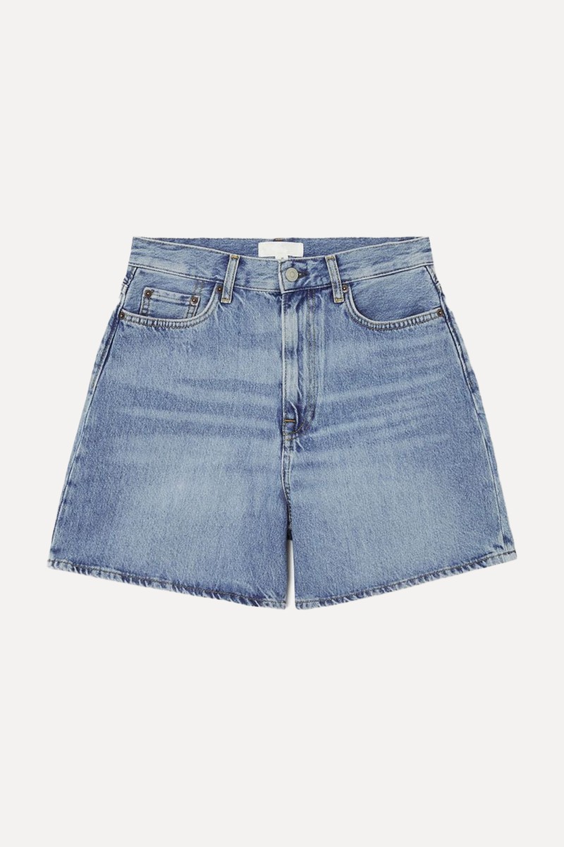 High Rise Denim Shorts from COS