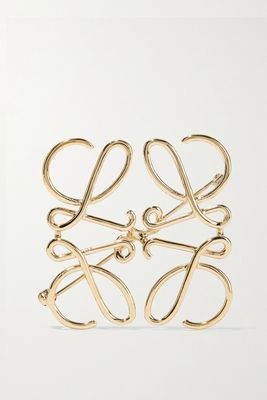 Gold-Tone Brooch from Loewe