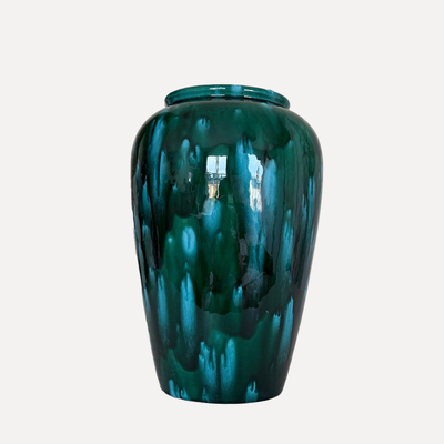 Medium Glazed Ceramic Urn from Henry Prideaux