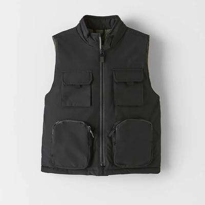 Gilet With Puffy Pockets