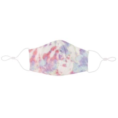 Tie-Dyed Cotton Jersey Face Mask from Olivia Rubin