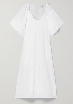 White Linen Midi Dress from Joslin 