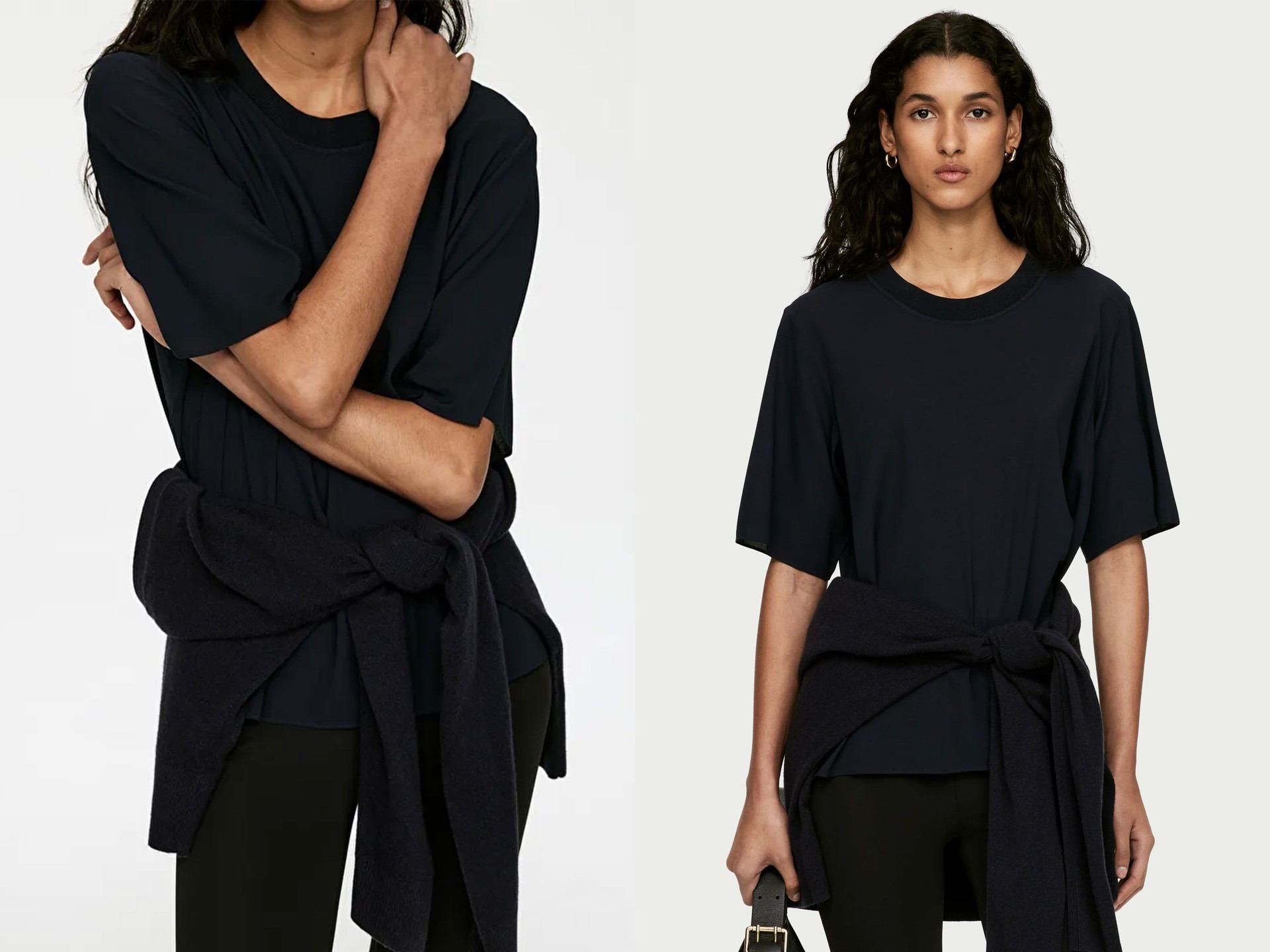 Silk-Crepe T-Shirt