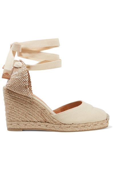 Carina Canvas Wedge Espadrilles from Castañer