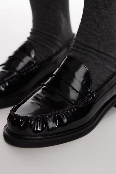 Carter Loafers With Ruched Detail from Topshop