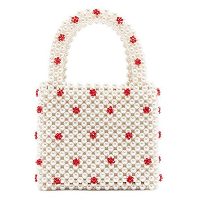 Dolly Faux-Pearl & Bead-Embellished Bag from Shrimps