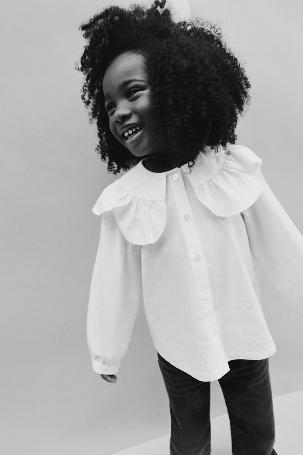 Poplin Shirt With Collar