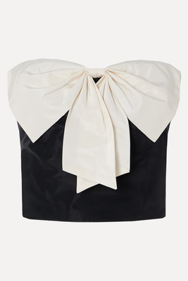 Atticus Bow-Detail Strapless Top from Staud