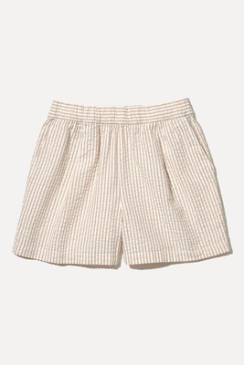Seersucker Striped Easy Shorts from Uniqlo