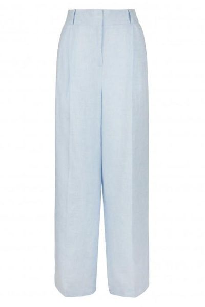 Wide-Leg Linen Trousers from Jaeger 