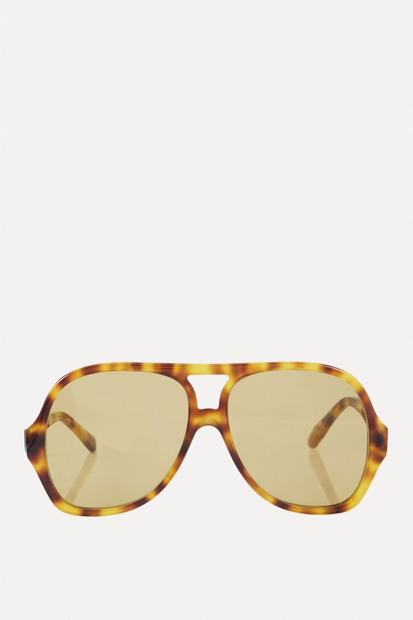 Logo Aviator Sunglasses from Chloé