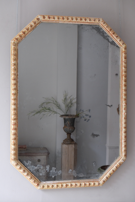19th C. French Octagonal Mirror from Maison Artefact