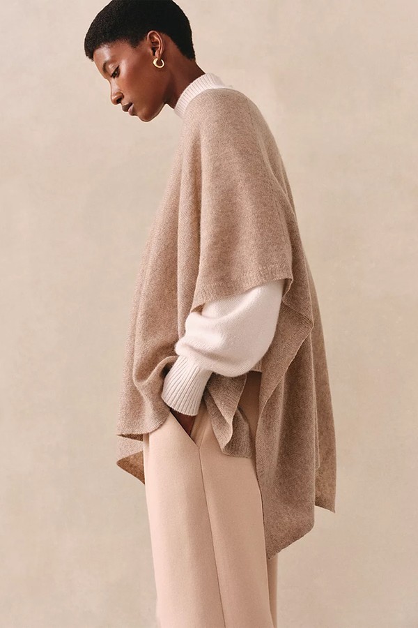 Cashmere Layering Poncho
