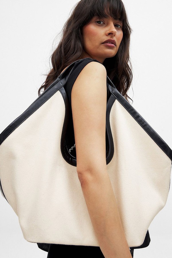 Contrast Detail Canvas Bag from NA-KD