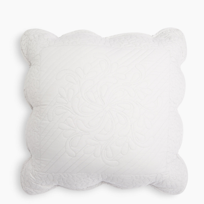 Pure Cotton Embroidered Trapunto Cushion from M&S