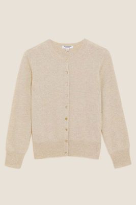 Pure Cashmere Crew Neck Cardigan from Marks & Spencer