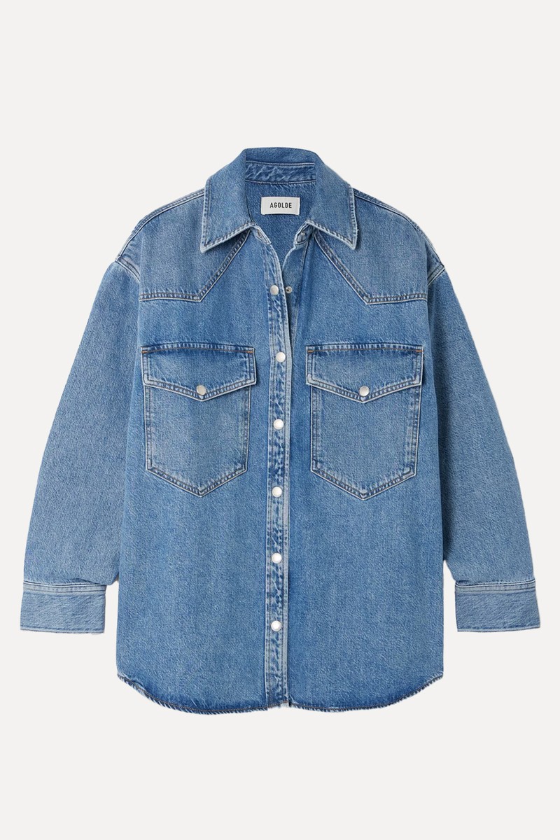 Lotta Organic Denim Shirt from AGOLDE