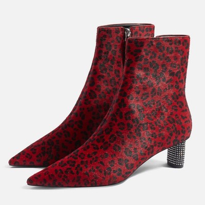 Jewel Heel Boots