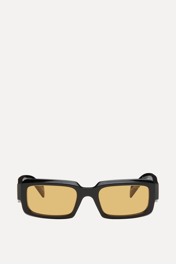Rectangular Acetate Sunglasses from Prada