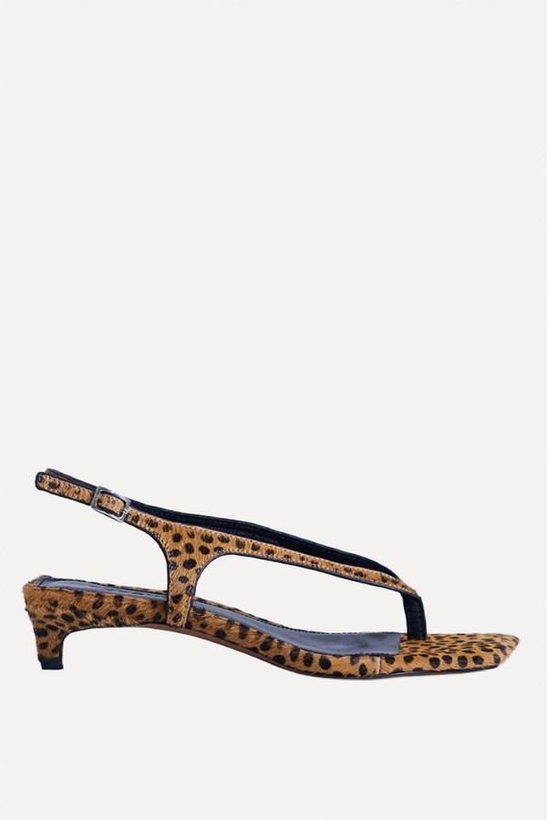 Sunshine Toe Thong Mid Heel Sandals from Topshop