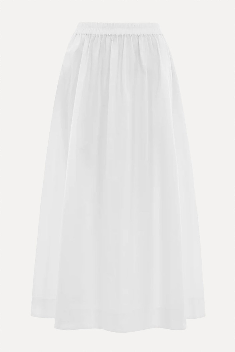 Natalie Elasticated Cotton Midi Skirt from Aligne