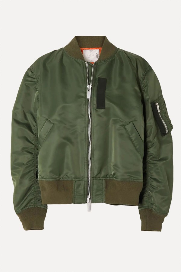 Nylon Bomber Jacket